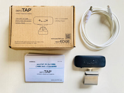 aeroTAP 3D USB G2 カメラ（3cmベースライン） aeroTAP evoタッチレスインターフェイス付