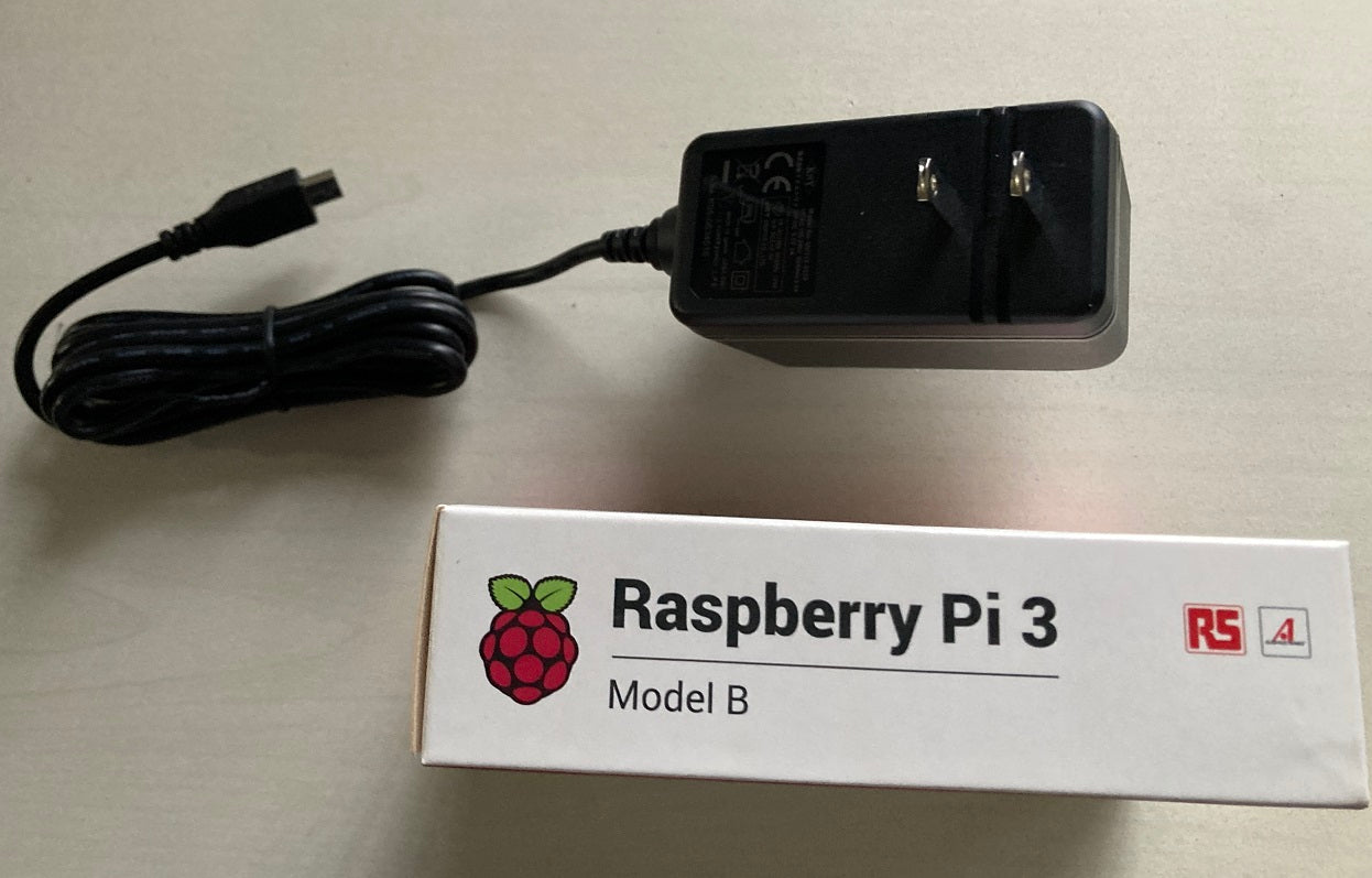 Raspberry Pi 3 Model B + 5V/3A 電源アダプター